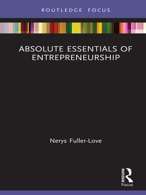 cover image of The Absolute Essentials of Entrepreneurship